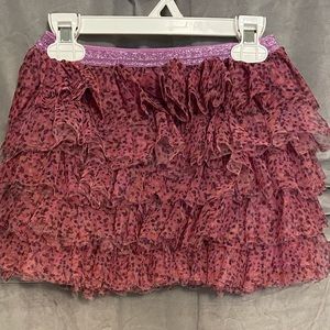 Leopard print tulle Skirt